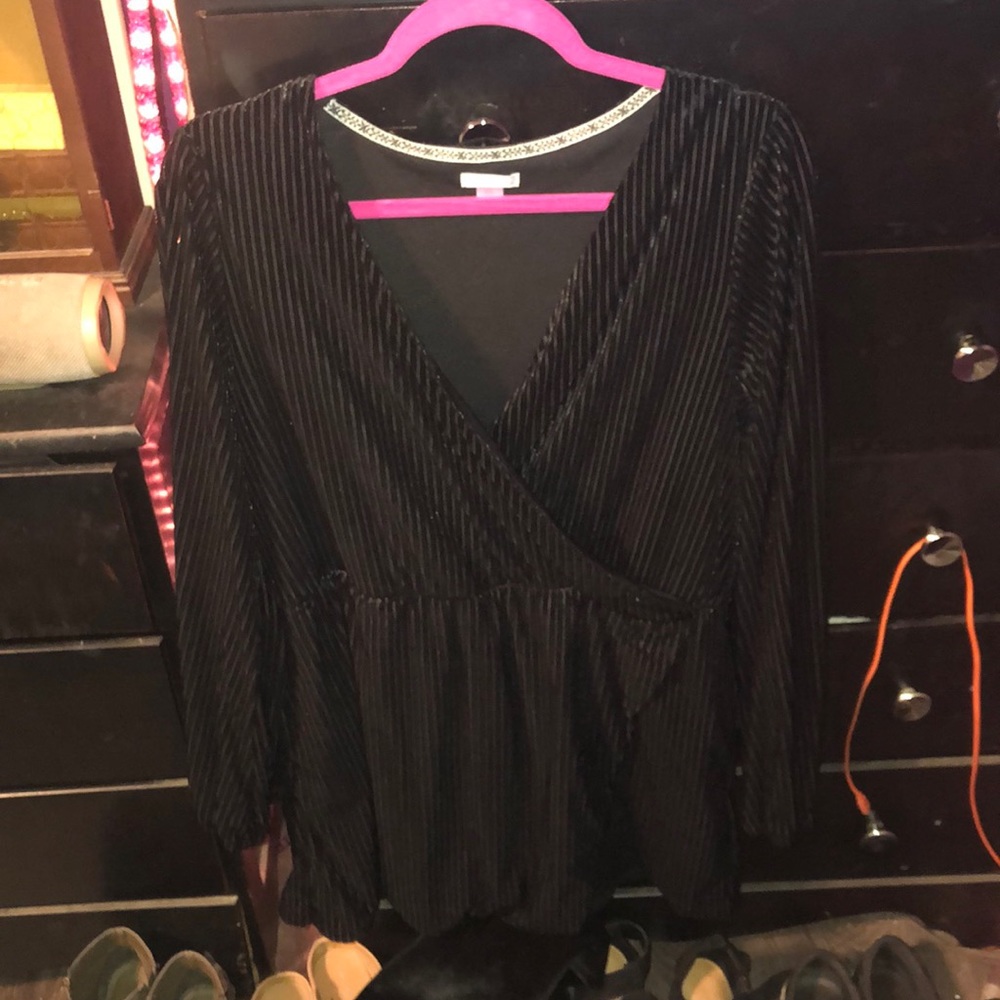 Black velvet romper